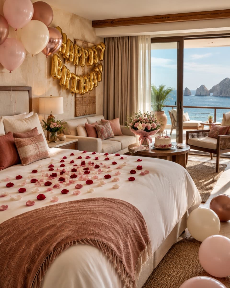 birthday setup in Cabo 4