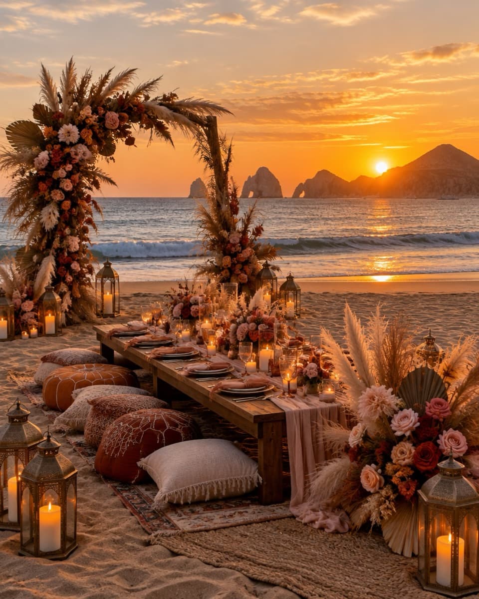 honeymoon setup in Cabo 2