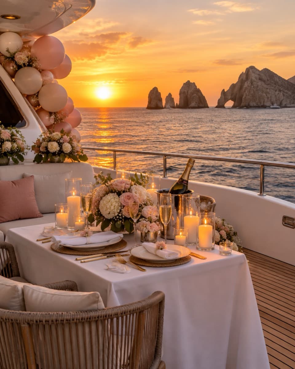 honeymoon setup in Cabo 3